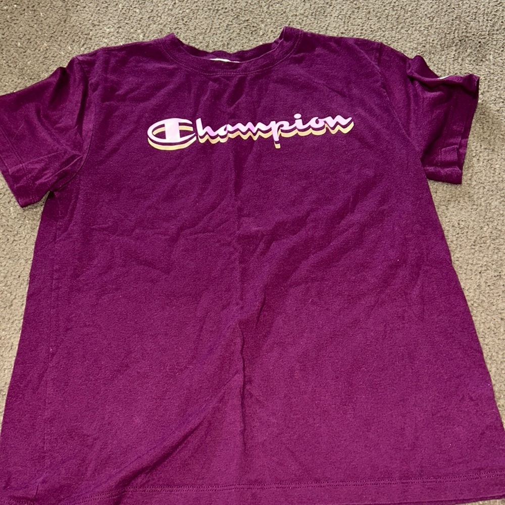 champion purple t shirt never worn